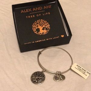 Alex and Ani Tree of Life silver